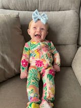 The Second-Skin Footie | Rainbow Daisy Babe