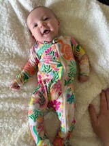 The Second-Skin Footie | Rainbow Daisy Babe
