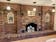 30 Inch Wood Wall Window Arch -Medium Wood Rustic White Cathedral Window- Medium Paradise Fields