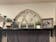 Farmhouse Half Moon Wooden Wall Window Arch -2 Sizes- Wood Cathedral Window Mountain Ridge
