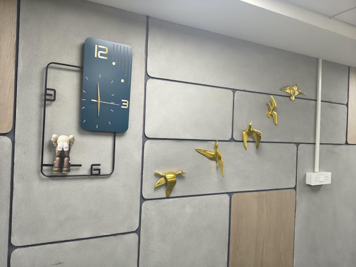 Blue delight imported wall clock