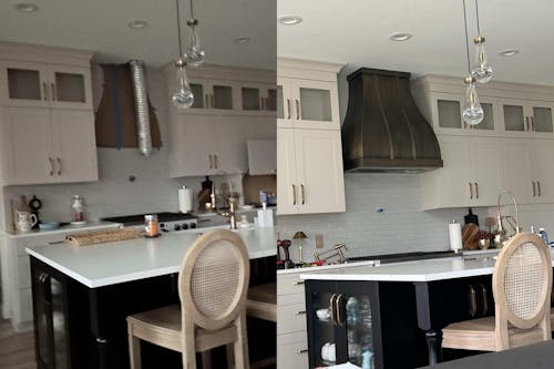 RHM Custom Designed Brass Stove Vent Hood Bell Shaped SH1-4S2T