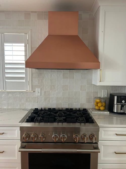 RHM Simple Chimney Copper Kitchen Hood CT-VH03C-N