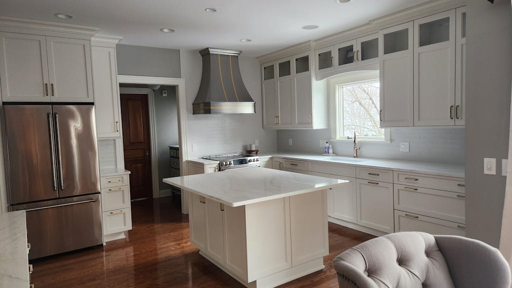 RHM Sweep Stainless and Copper Straps Custom Range Hood H3-C2BTRM for George - 50% balance