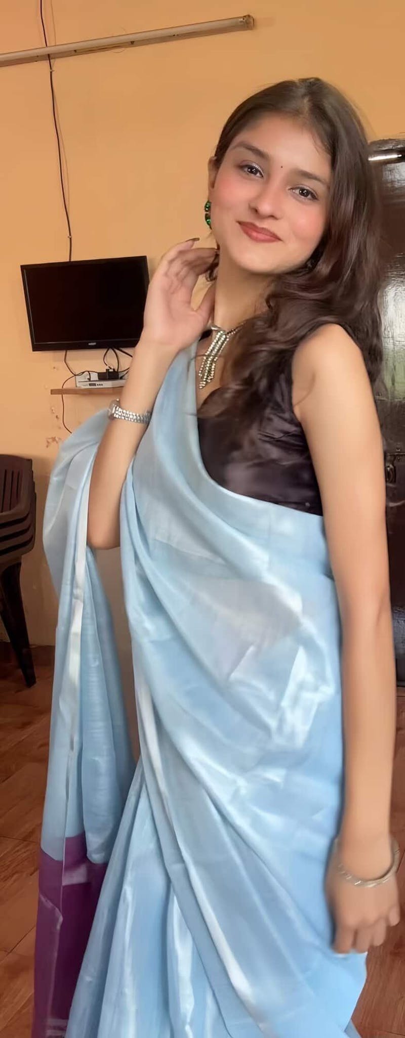 Aasman Tissue Silk Saree