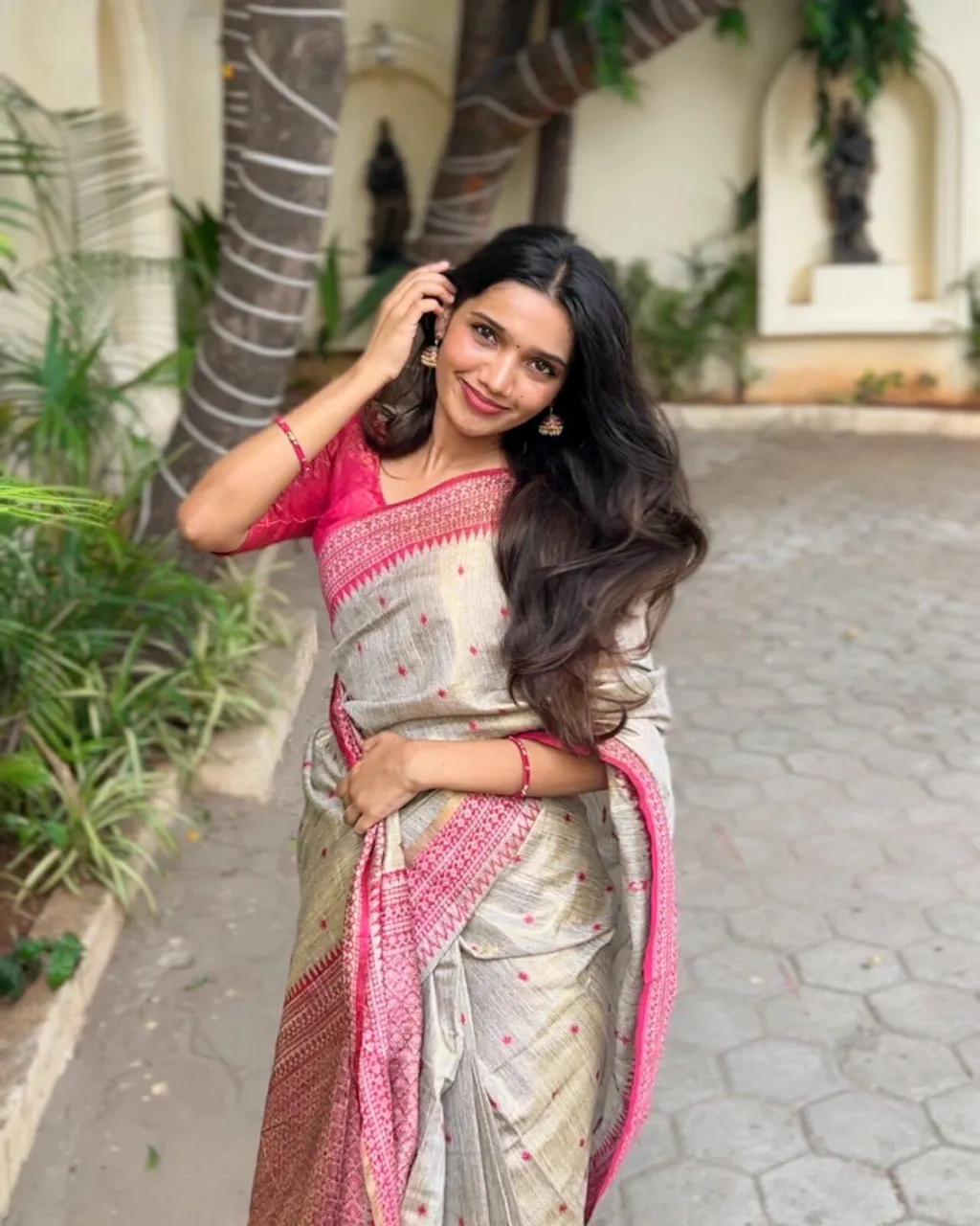 Kalakand Khadi Saree