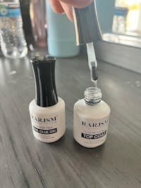 RARJSM Nail Glue and Top Coat Set - TPO HEMA Free UV LED 15ml 2pcs