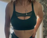 Maddox Mesh Sports Bra – EMERALD GREEN