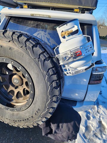 5LB Propane Tank Mount for Outdoor Adventures