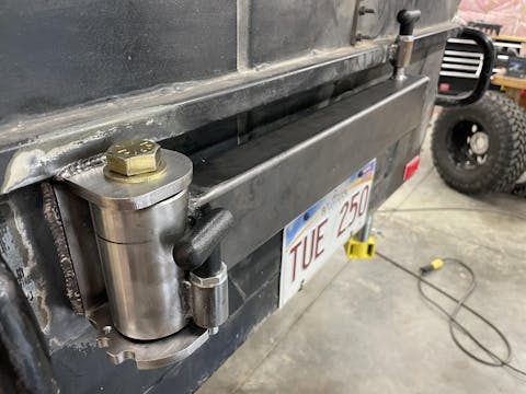 Swing Out Spare Tire Carrier Universal Heavy Duty Hinge Kit Assembly