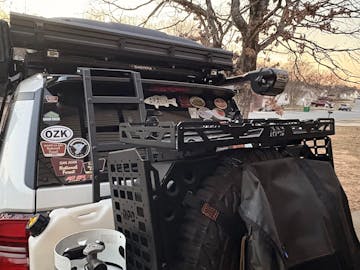 Spare Tire Accessory Tray Rack