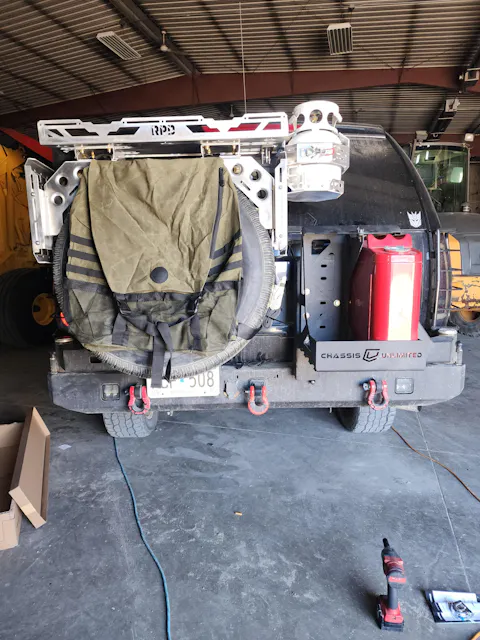 Spare Tire Accessory Tray Rack