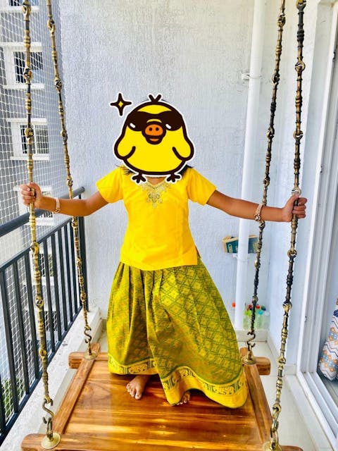 Designer Art Pavadai