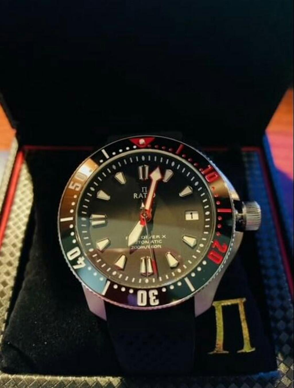 Ratio FreeDiver X Marine Black Automatic Diver Men's Watch Ratiowatches