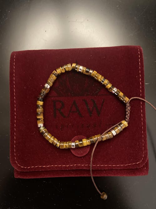 Big Rudraksh & Tiger Eye  Bracelet for Protection, confidence & success