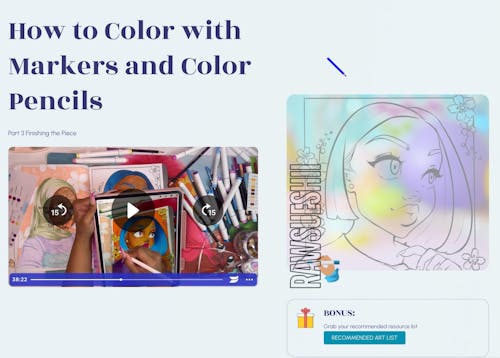 How to Color with Markers and Color Pencils by RawSueshii