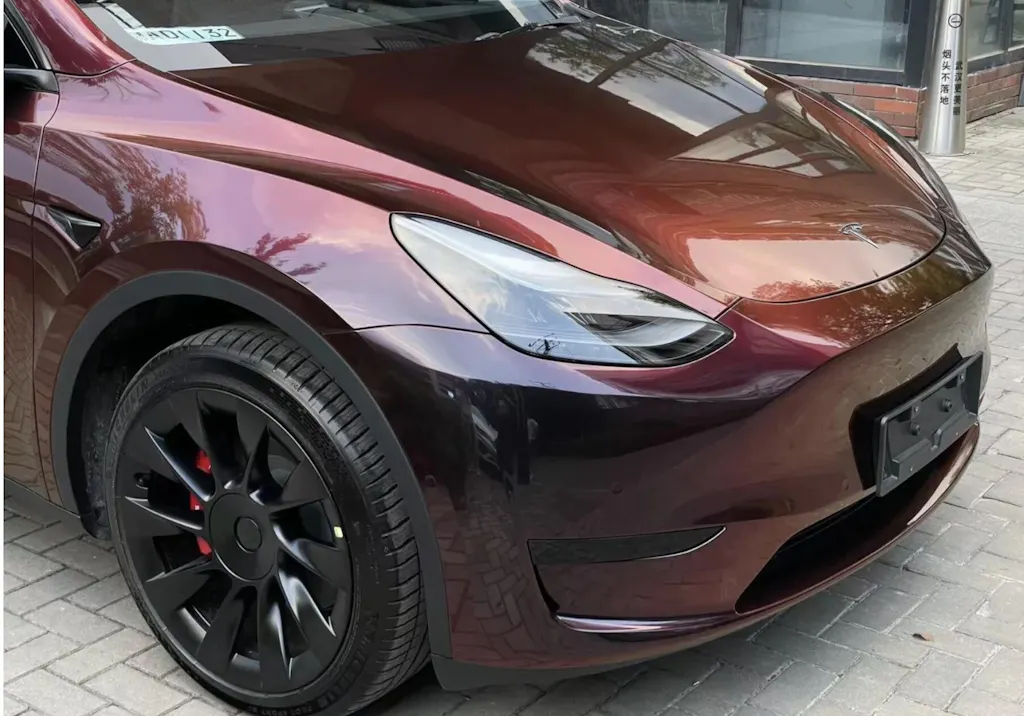 Color Shift Rainbow Drift Black Red Vinyl Car Wrap – RAXTiFY