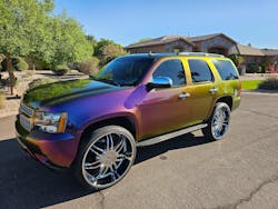 Color Shift Spectrum Grape Green Vinyl Wrap