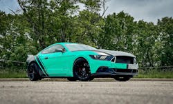 Super Gloss Mint Green Car Wrap