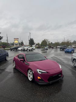 Gloss Ruby Star Vinyl Wrap