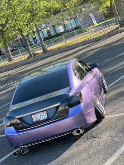 Gloss Metallic Royal Purple Vinyl Wrap