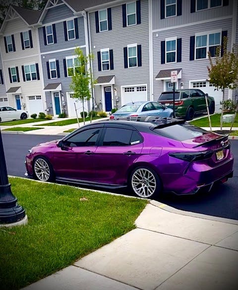 Gloss Metallic Grape Purple Vinyl Wrap