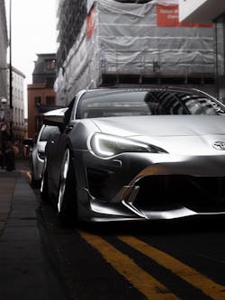 Satin Chrome Alexander Silver Vinyl Wrap