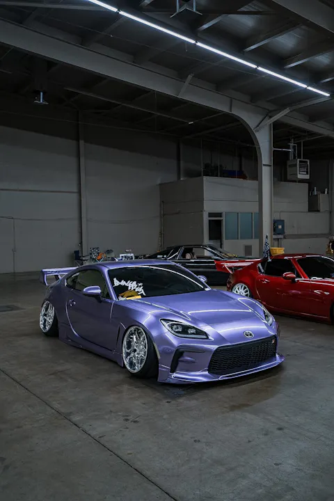 Gloss Metallic Royal Purple Vinyl Wrap