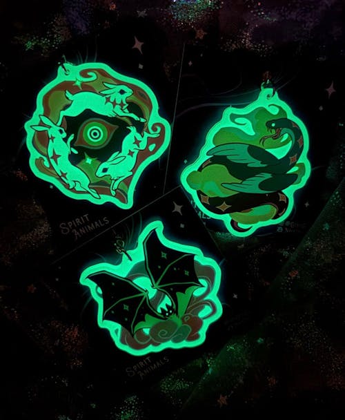 Custom Glow In The Dark Acrylic Keychains