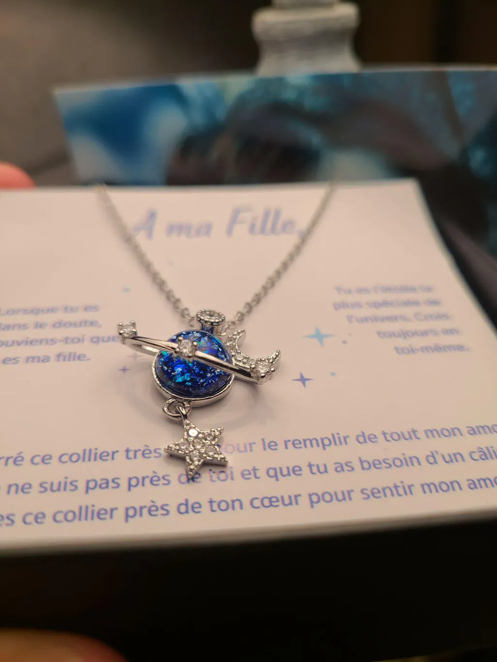 Mon Etoile - Collier à ma Sœur en argent 925