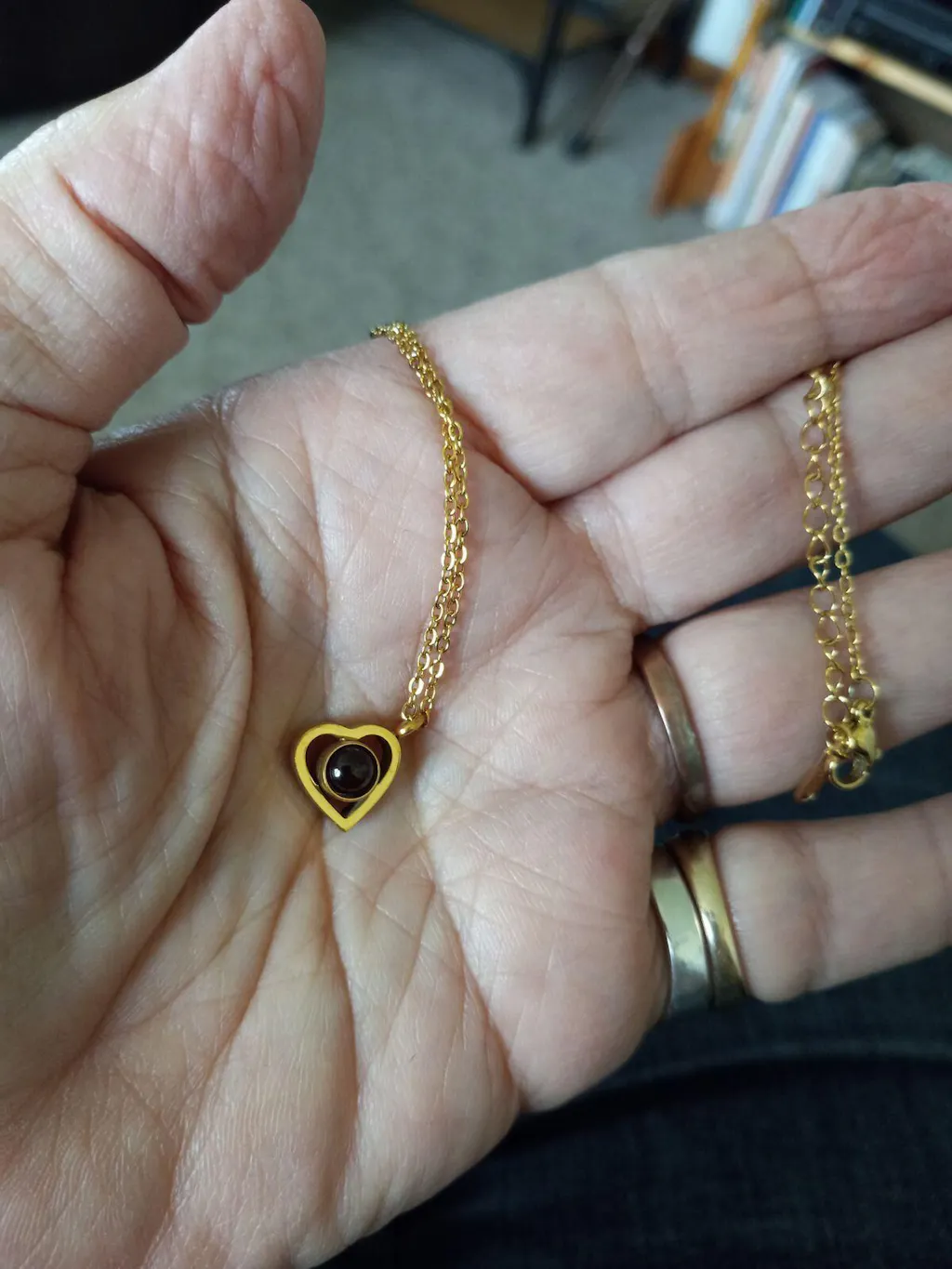 Collier Cœur avec Photo Personnalisée