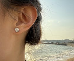 Rayonu Perfect 4-Prong Certified Lab Diamond Stud Earrings