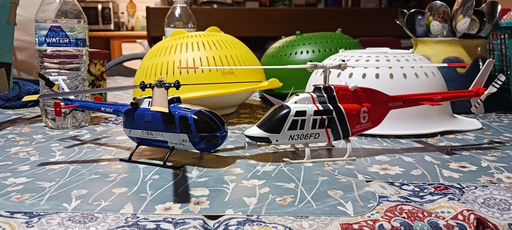 RC ERA C138 1/33 Scale BELL 206 Helicopter 2.4G 6CH Single-Rotor Gyroscopic Flying Aircraft Model Jet Ranger