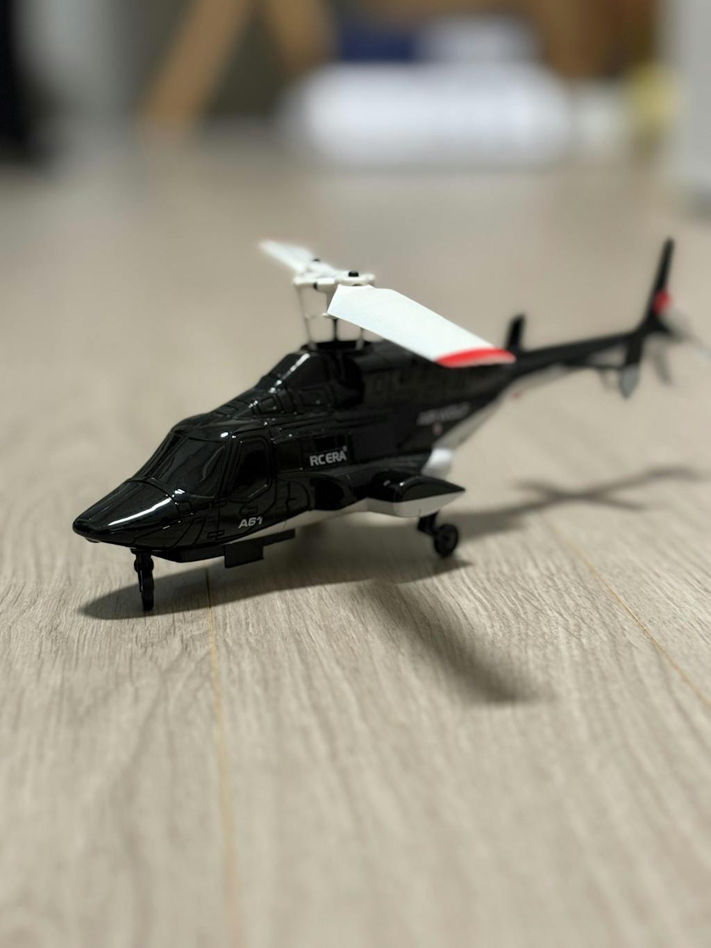 RC ERA A61 1/52 Scale Airwolf 2.4G 4CH Single Rotor Flybarless Mini RC Helicopter Model with Optical Flow Altitude Hold RTF