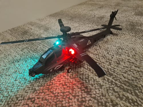YU XIANG Apache GPS Helicopter F11-S AH64 1/32 Scale 2.4G 6CH RC Dual-axis Co-drive Flybarless 6G/3D Stunt