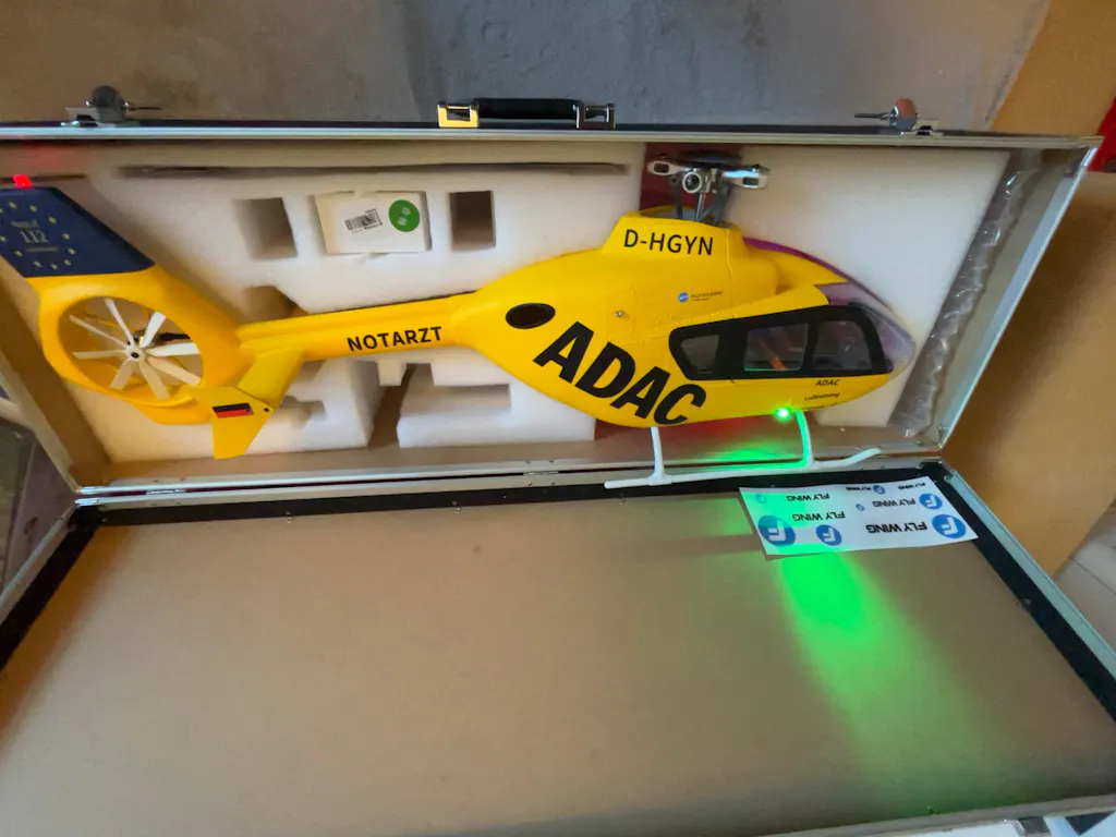 Explosion-Proof Aluminum Carrying Case for FLYWING RC Helicopter Models