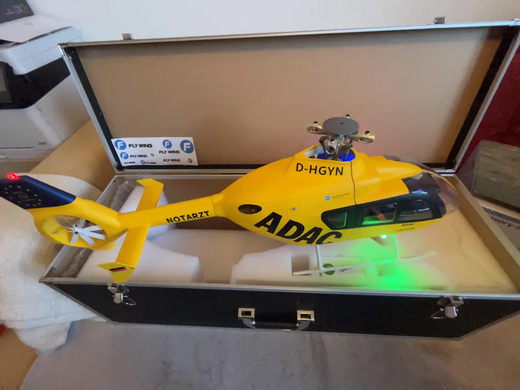 Explosion-Proof Aluminum Carrying Case for FLYWING RC Helicopter Models