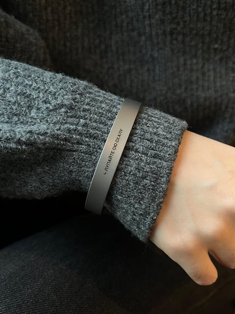 Браслет сталевий з власним гравіюванням