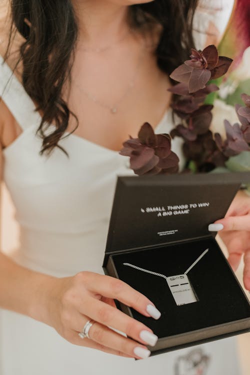 Steel tag with custom engraving