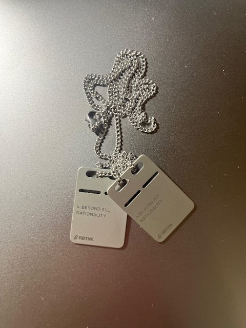 Сталевий жетон з власним гравіюванням