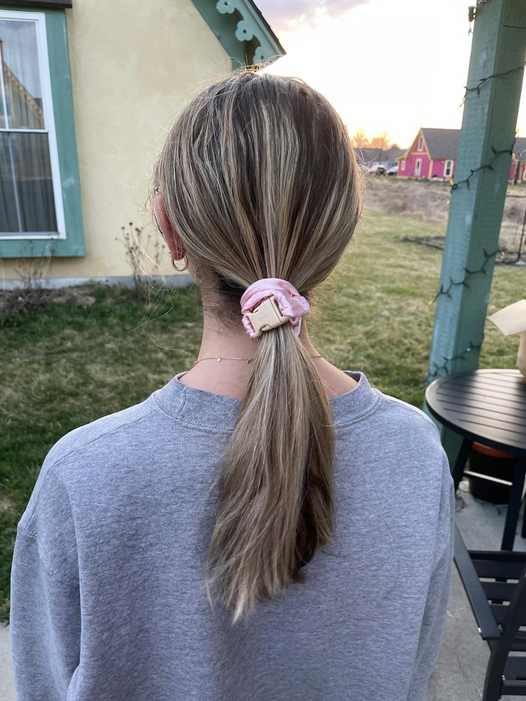 Buckle Scrunchie - Neutral Colors - No Snagging, No Tangles