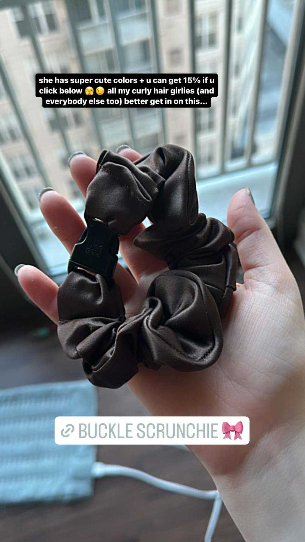 Buckle Scrunchie - Neutral Colors - No Snagging, No Tangles