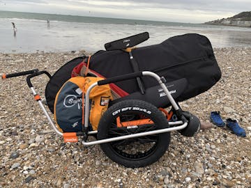 Bicycle Trailer for Surf Foiling