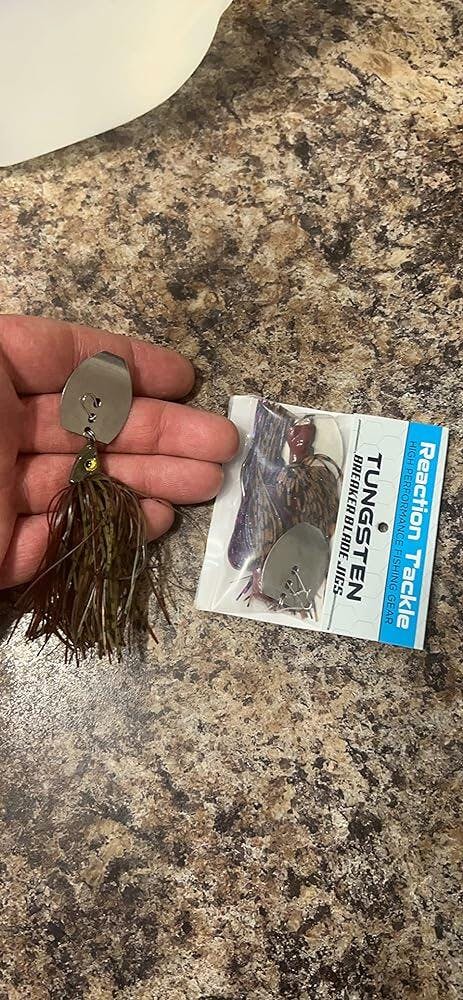 Reaction Tackle Tungsten Vibrating Bladed Swim Jigs (2-Pack)