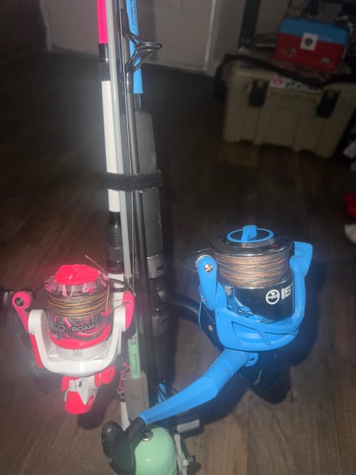 Reaction Tackle Braided Fishing Line - Green Camo