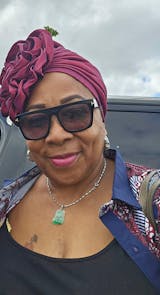 Colourful Round Boom Turban Pre-tied African Headwear