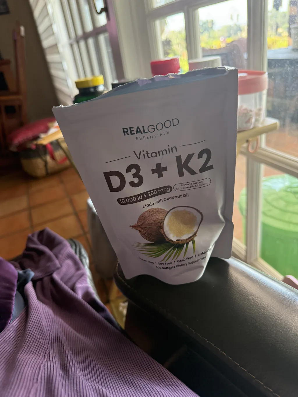 D3+K2 (MK7) Coconut Oil Softgels