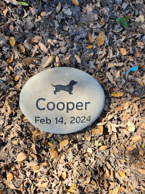 Large Pet Stone Memorial