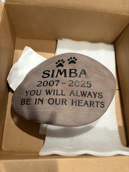 Extra-Large Pet Stone Memorial