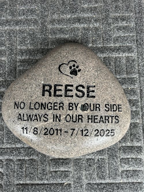 Extra-Large Pet Stone Memorial